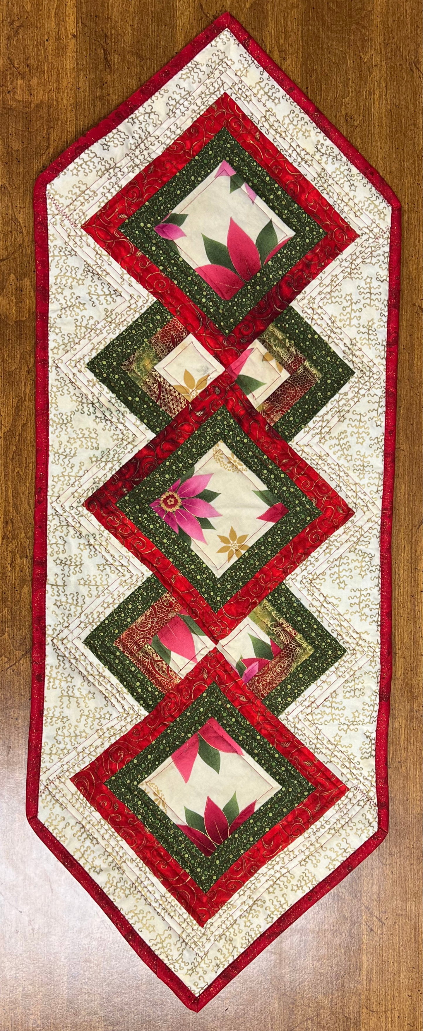 Metallic Christmas Tablerunner