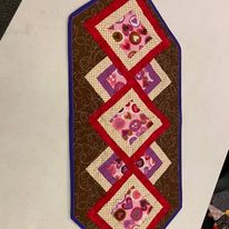 Chocolate Hearts Table Runner