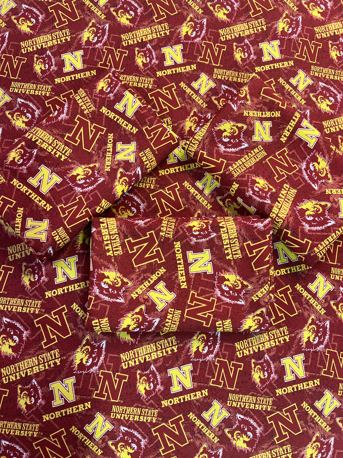 Northern State University - Tone on Tone Cotton Fabric