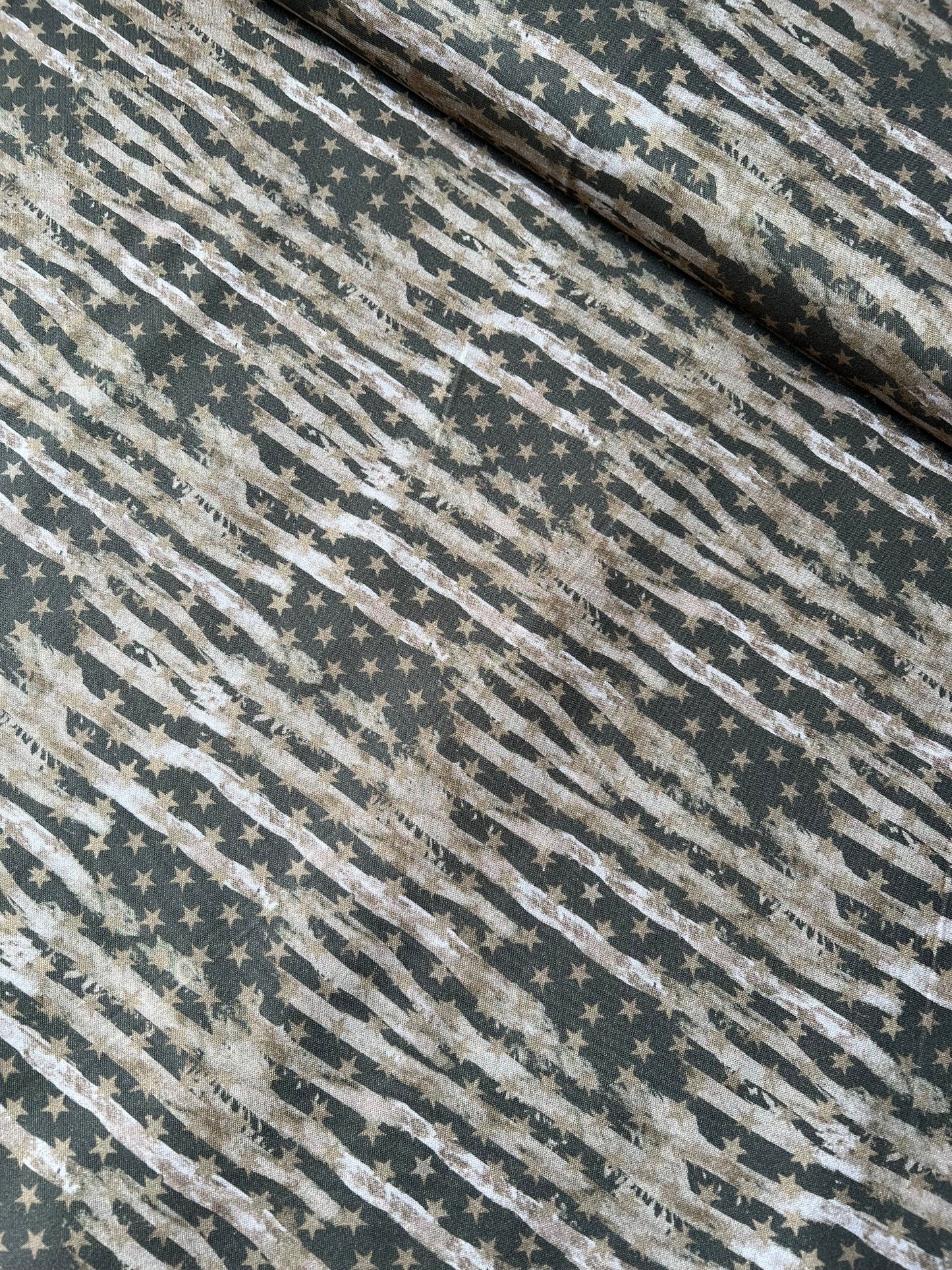 Sage Camo Flag All-Over Cotton W43