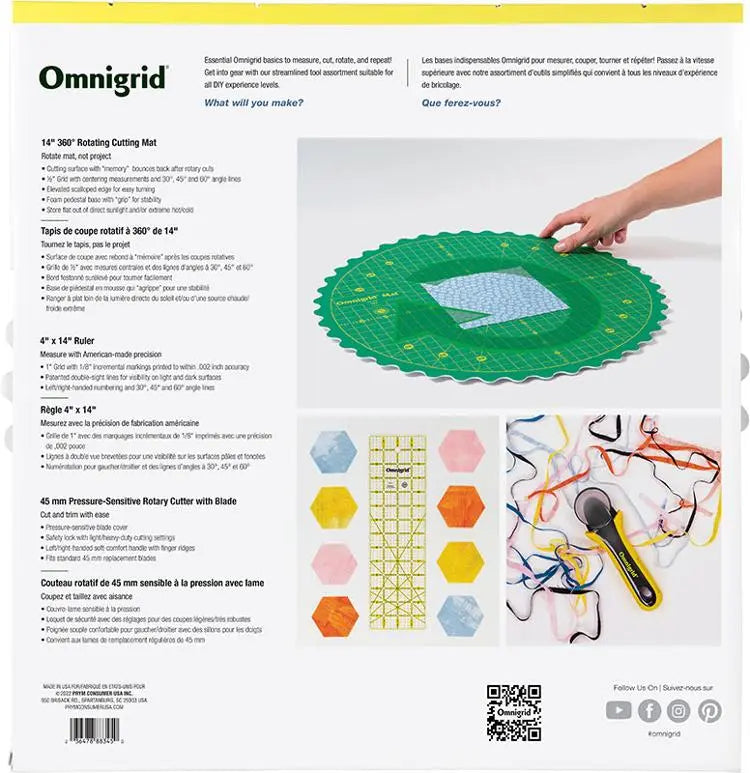 360 Rotating Mat Set 14" by Omnigrid