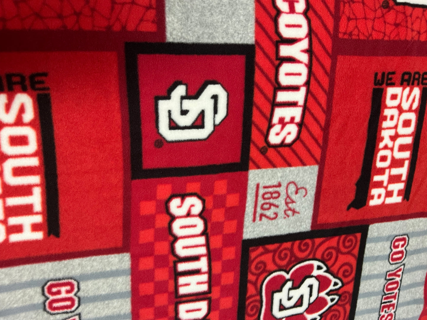 NCAA-So Dakota College Patch Fleece W58