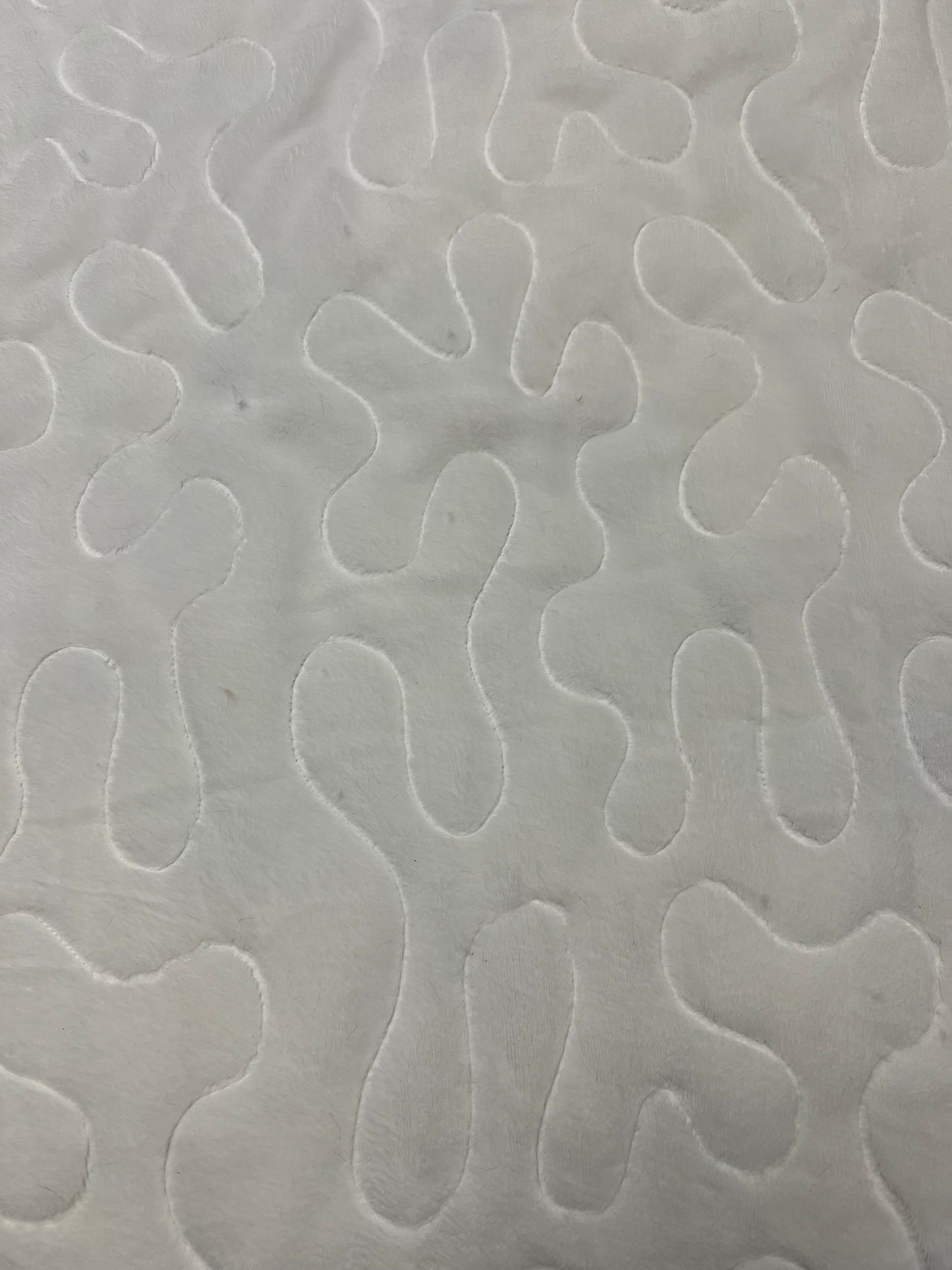 White Solid Cuddle 3 Extra Wide 90" by Shannon Fabrics