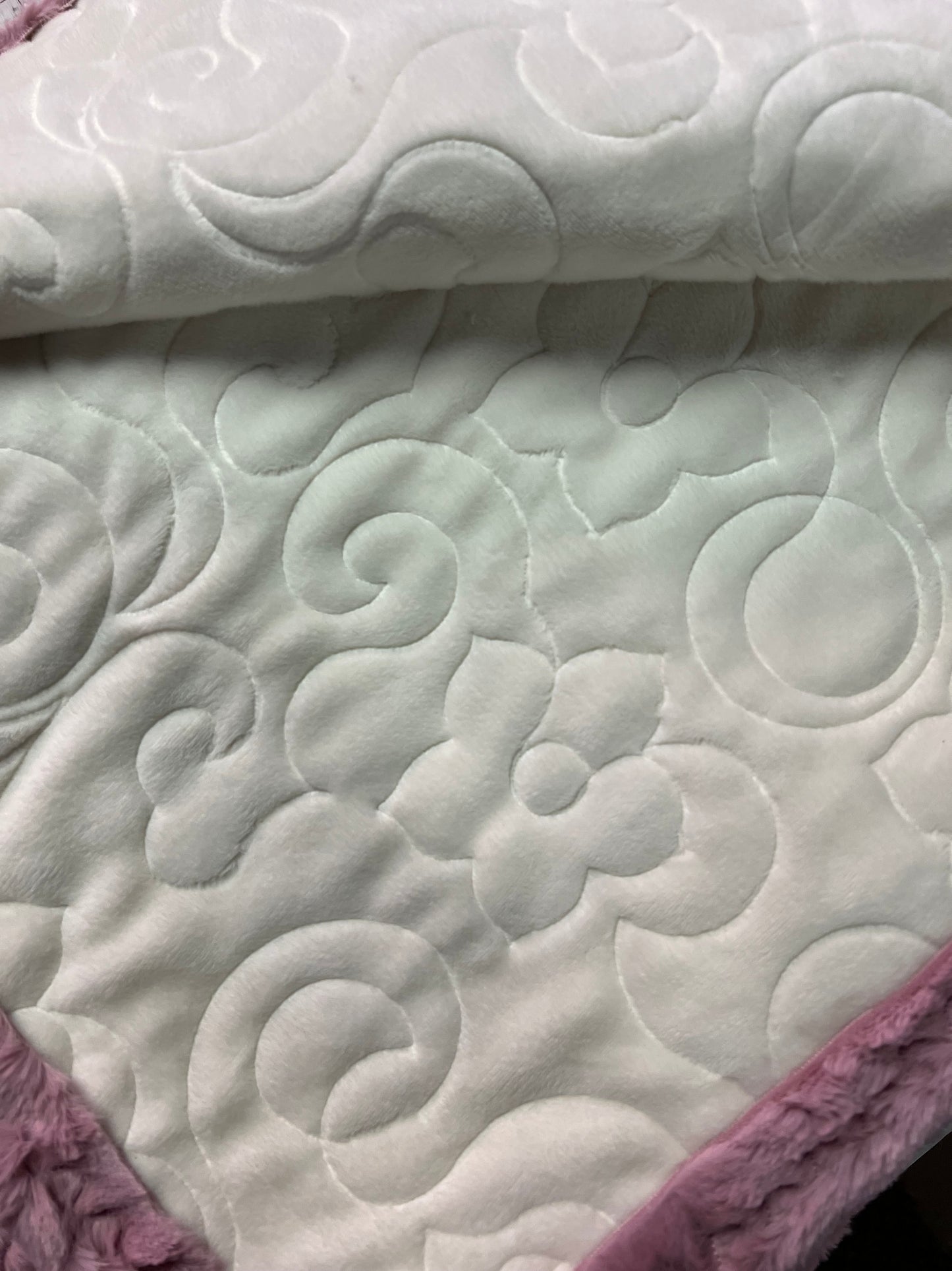 Ivory Extra Wide Solid Cuddle 3® 90" by Shannon Fabrics
