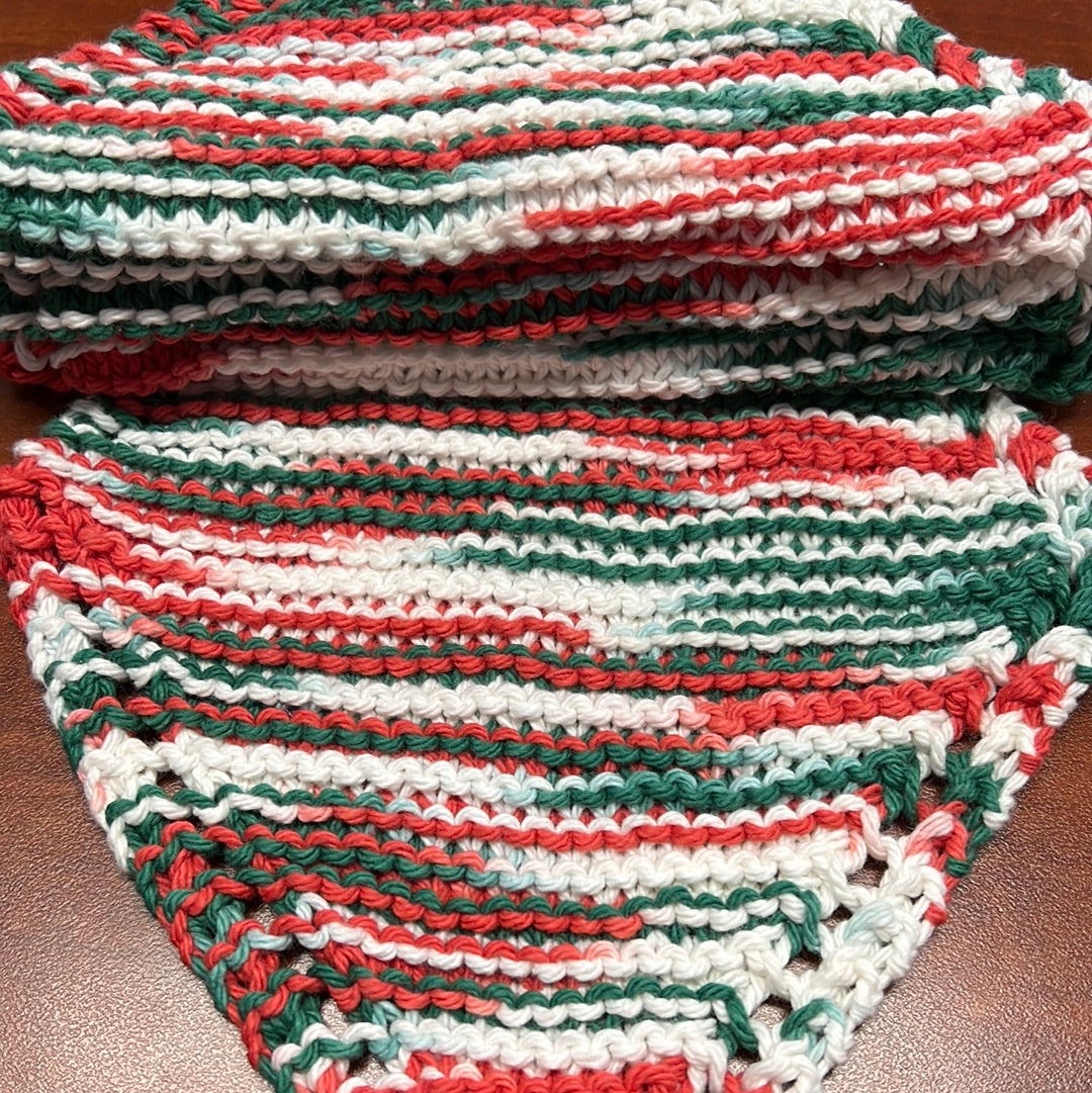 Handknit dish/wash cloth