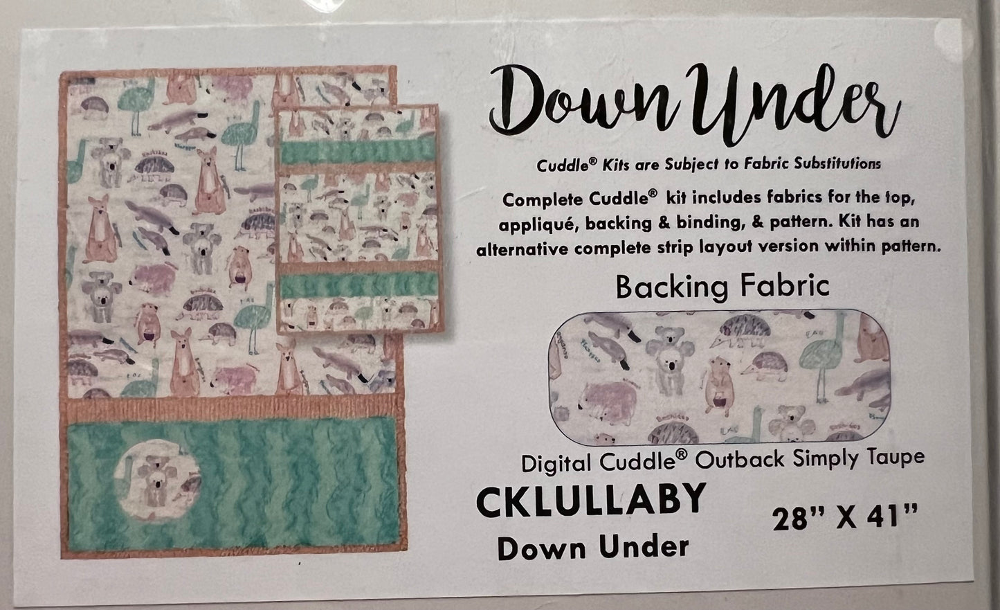 Lullaby Cuddle® Down Under Kit or Blanket