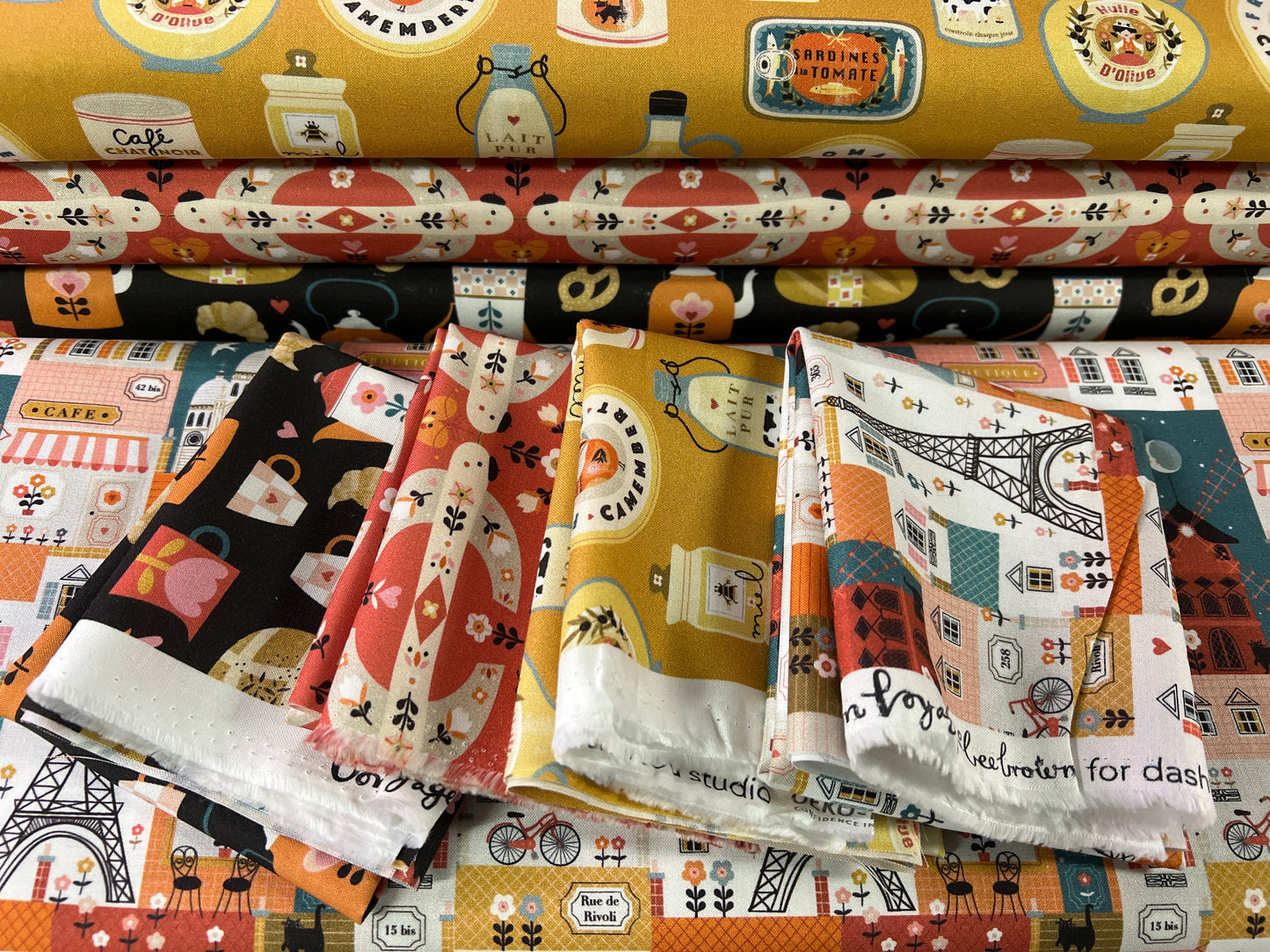 Bon Voyage Paris Fabrics Fat Quarter Bundle