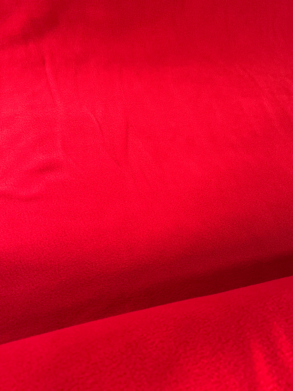 Red Solid Anti-Pill Fleece Fabric | 100% Polyester | 58" Wide