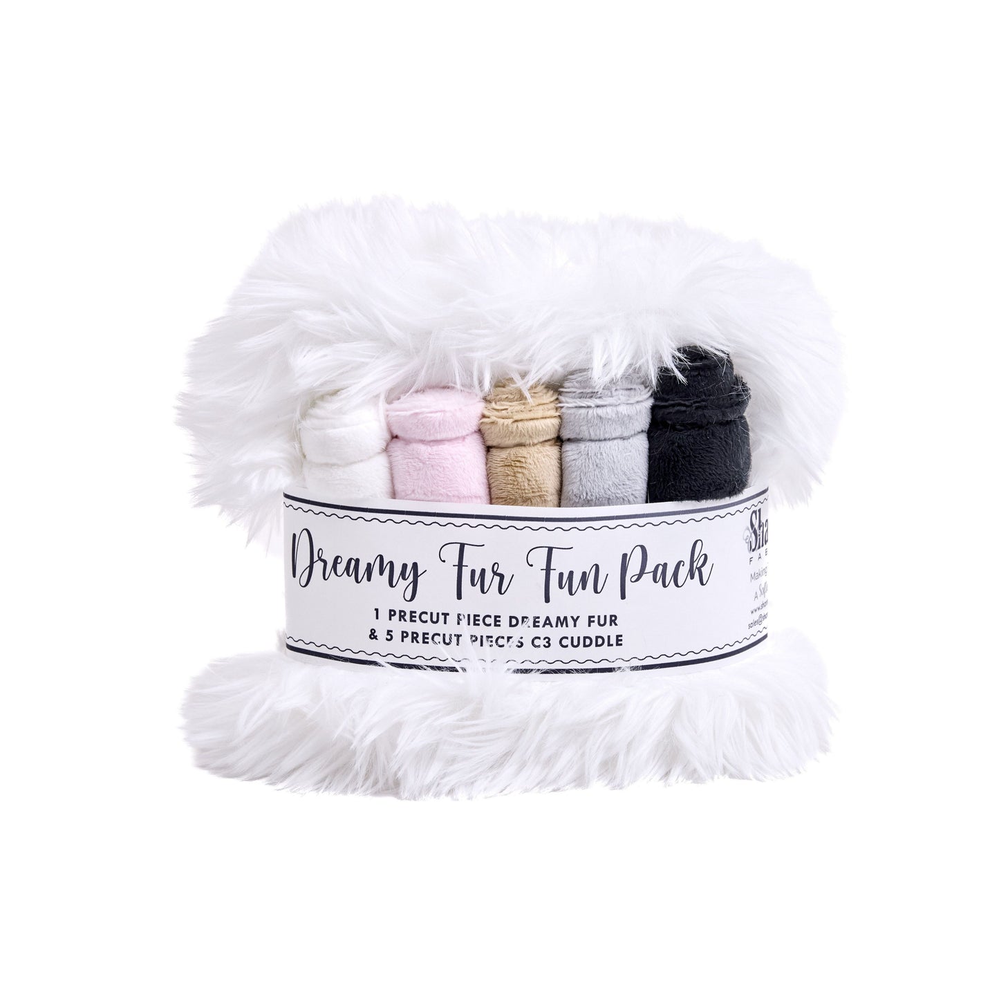 Dreamy Fur Fun Pack White by Shannon Fabrics