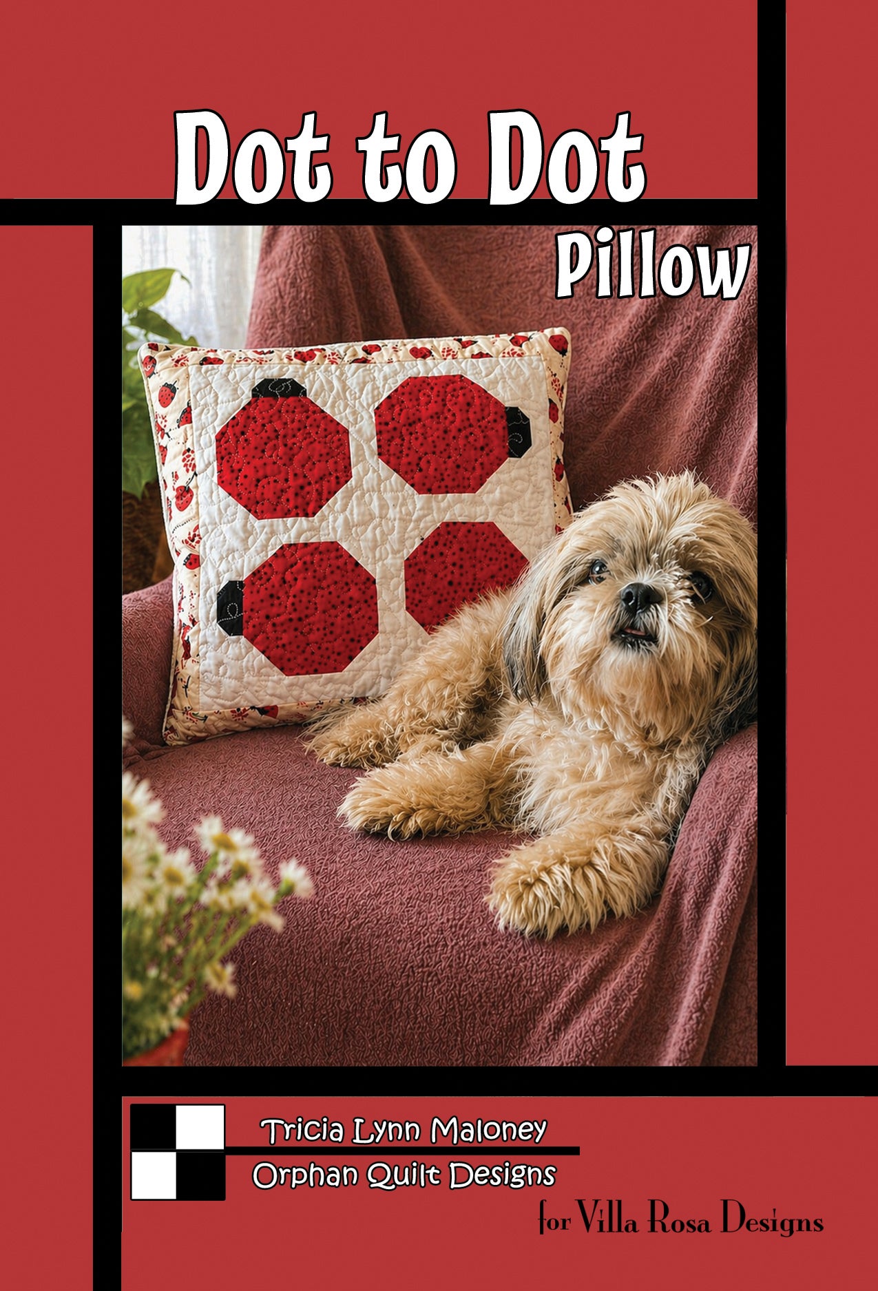 Orphan Quilts DOT TO DOT PILLOW