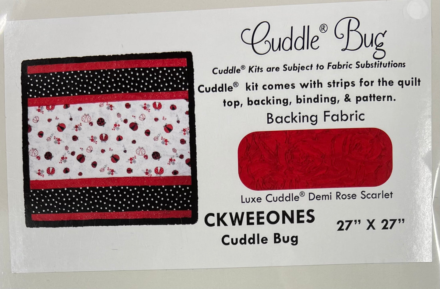 Wee One Cuddle® Kit Cuddle Bug