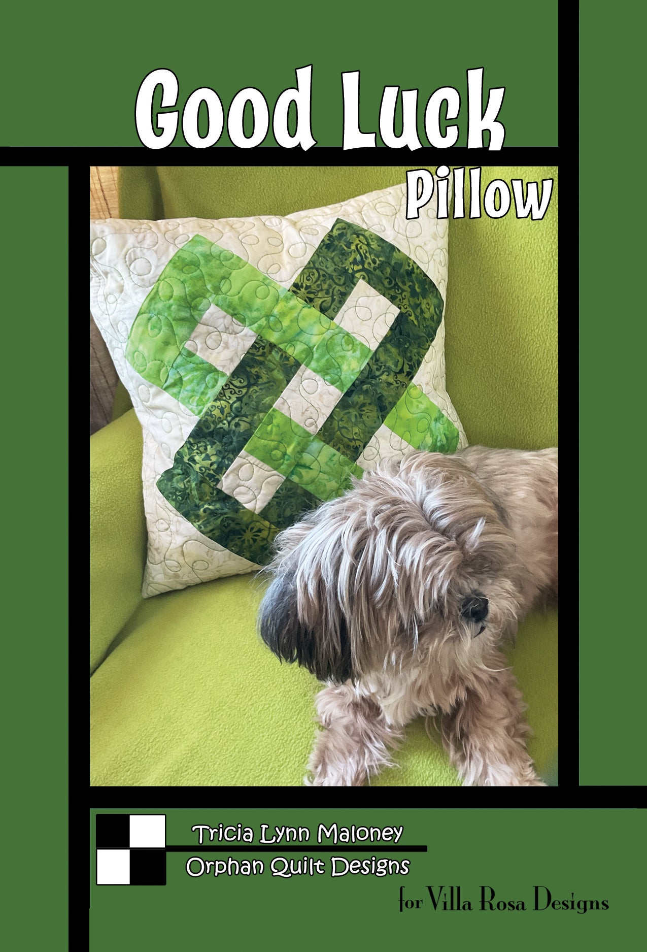 Orphan Quilts GOOD LUCK PILLOW