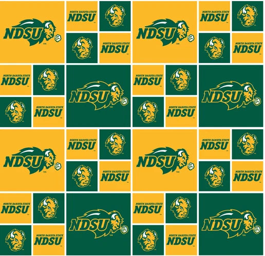 NORTH DAKOTA STATE UNIVERSITY-Geometric-100% Cotton