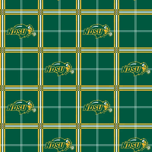 NORTH DAKOTA STATE UNIVERSITY-Plaid Flannel-100% Cotton