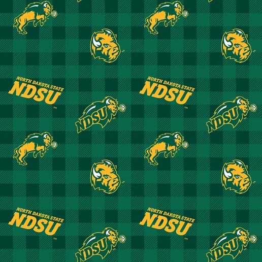 NORTH DAKOTA STATE UNIVERSITY-Buffalo Plaid-100% Cotton