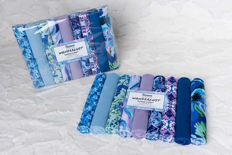 Quilting Cuddle® Fat Quarter Pack Wanderlust Blue