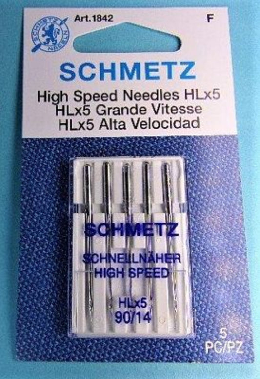 Schmetz HLx5 Professional Quilting sz90/14 5pk