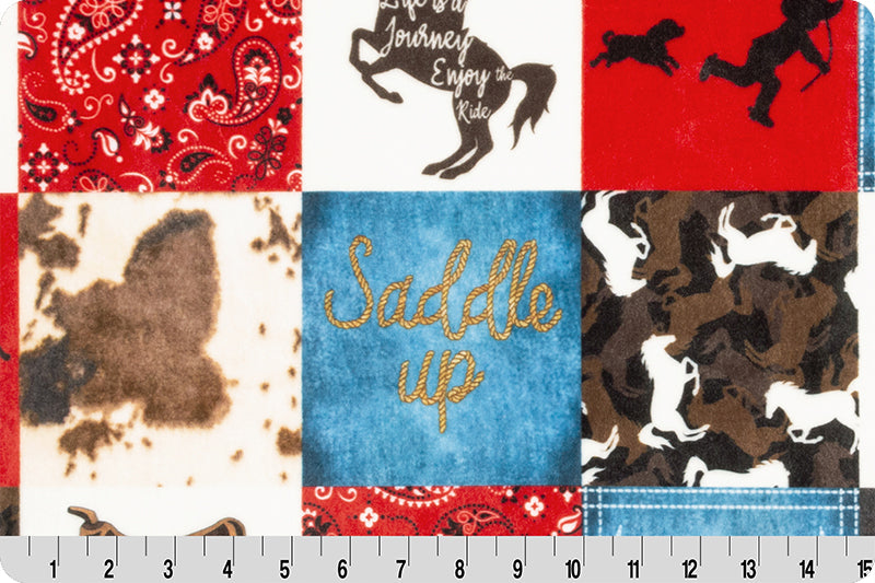 Saddle Up Digital Cuddle® Natural by Shannon Fabrics