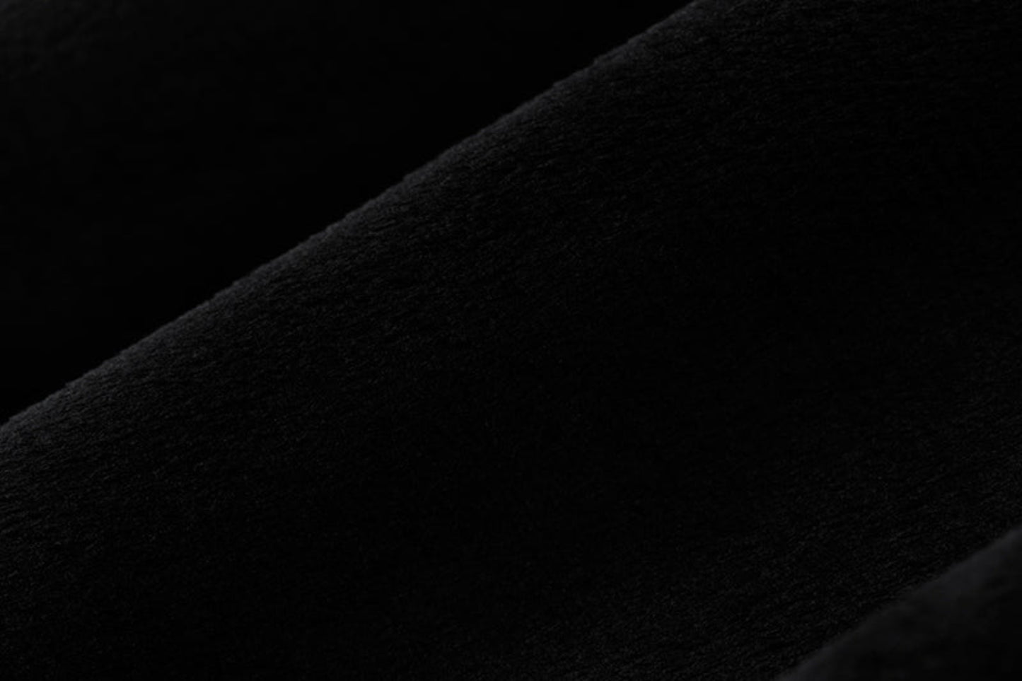 Black Solid Cuddle 3 Extra Wide 90" by Shannon Fabrics