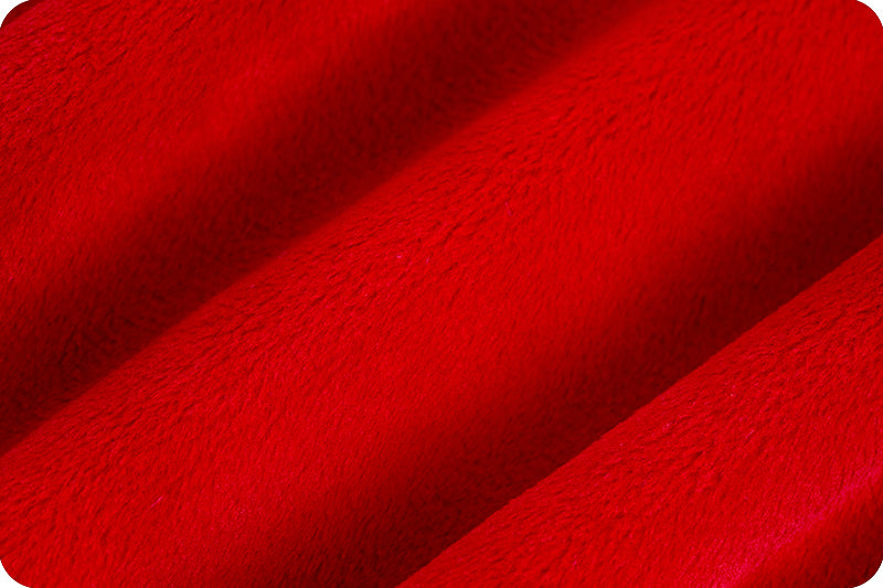 Scarlet Solid Cuddle 3 Extra Wide 90" by Shannon Fabrics