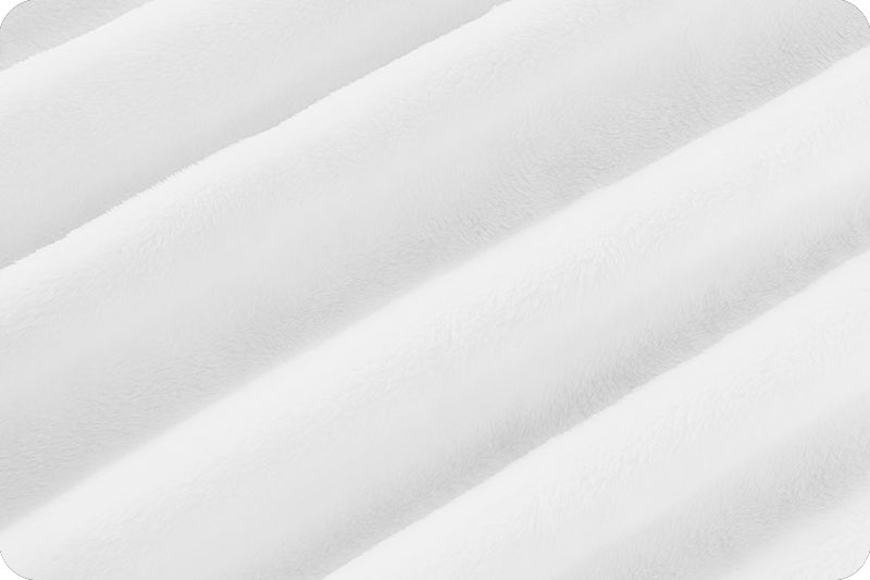 Snow Solid Cuddle 3 Extra Wide 88/90" by Shannon Fabrics