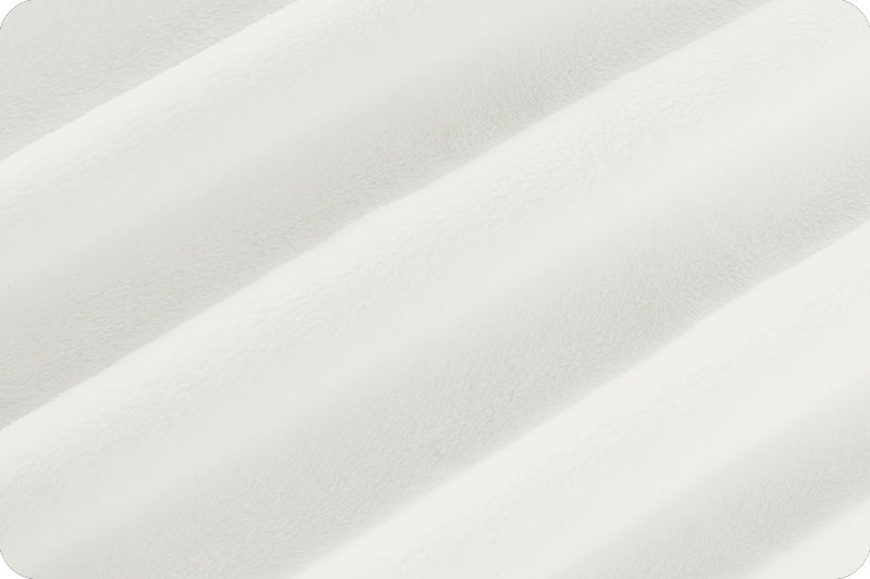 White Solid Cuddle 3 Extra Wide 90" by Shannon Fabrics
