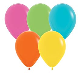 Good Luck Balloon + 2 Custom Color Latex Balloons