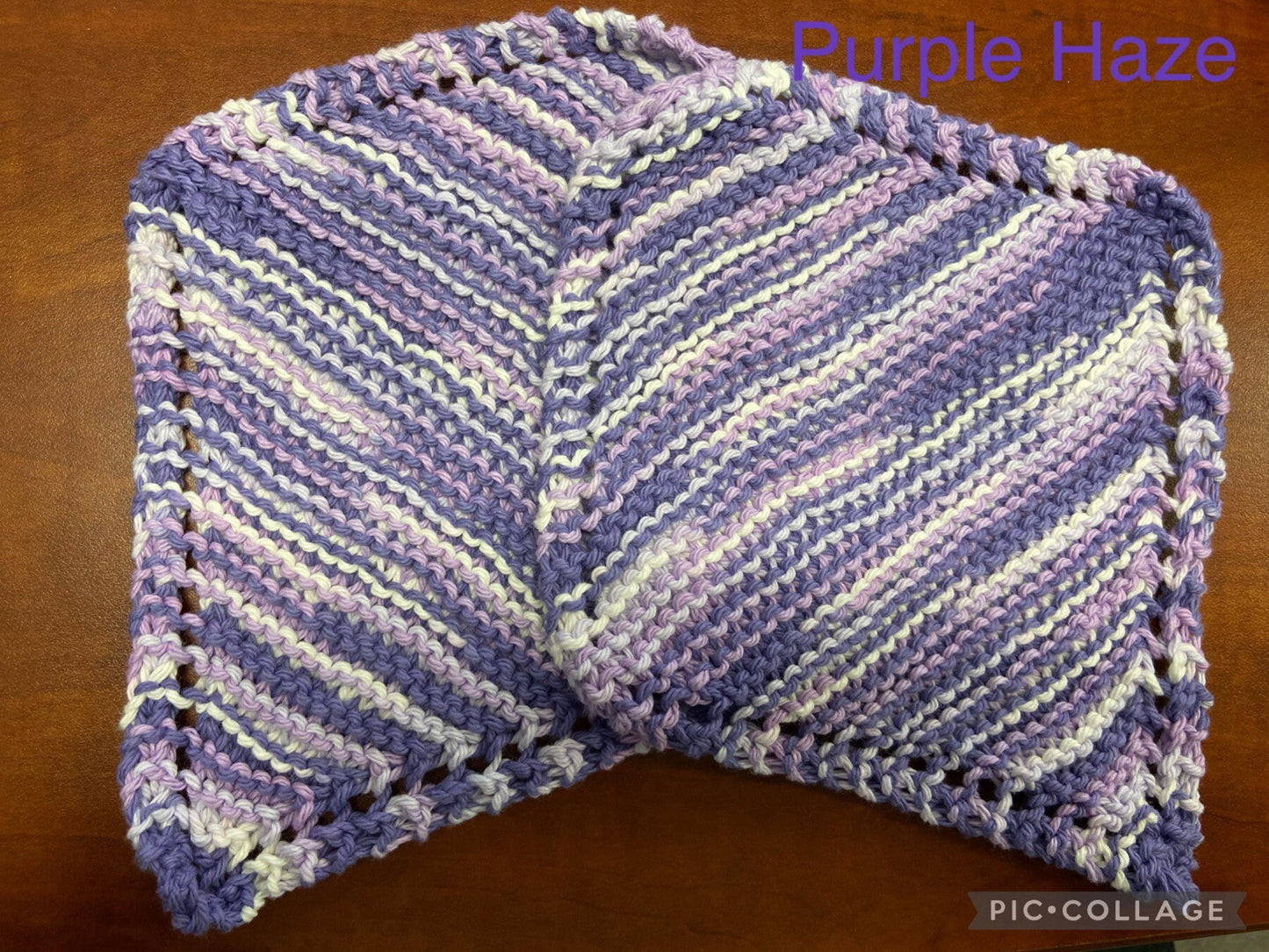 Handknit dish/wash cloth