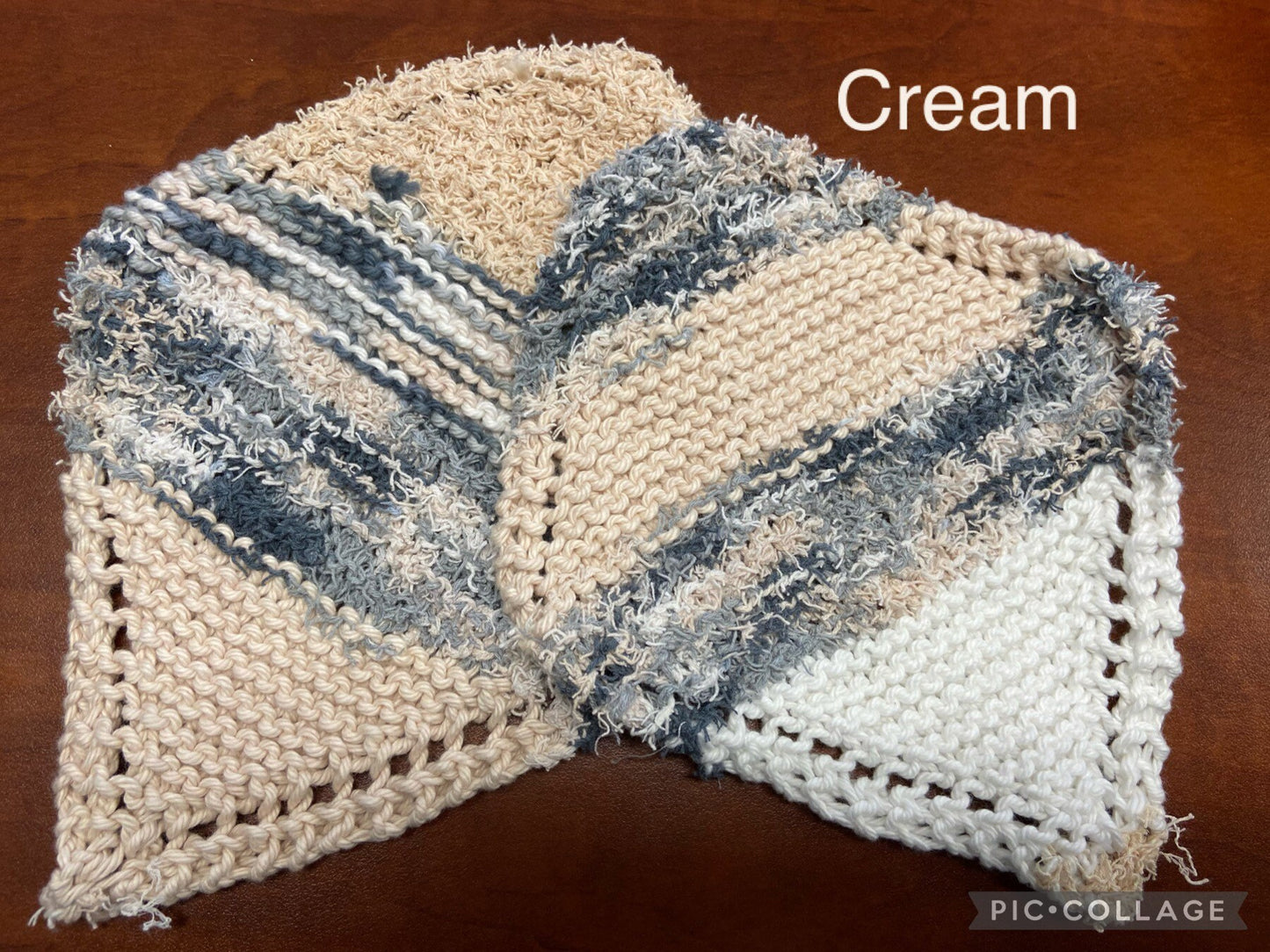 Handknit dish/wash cloth