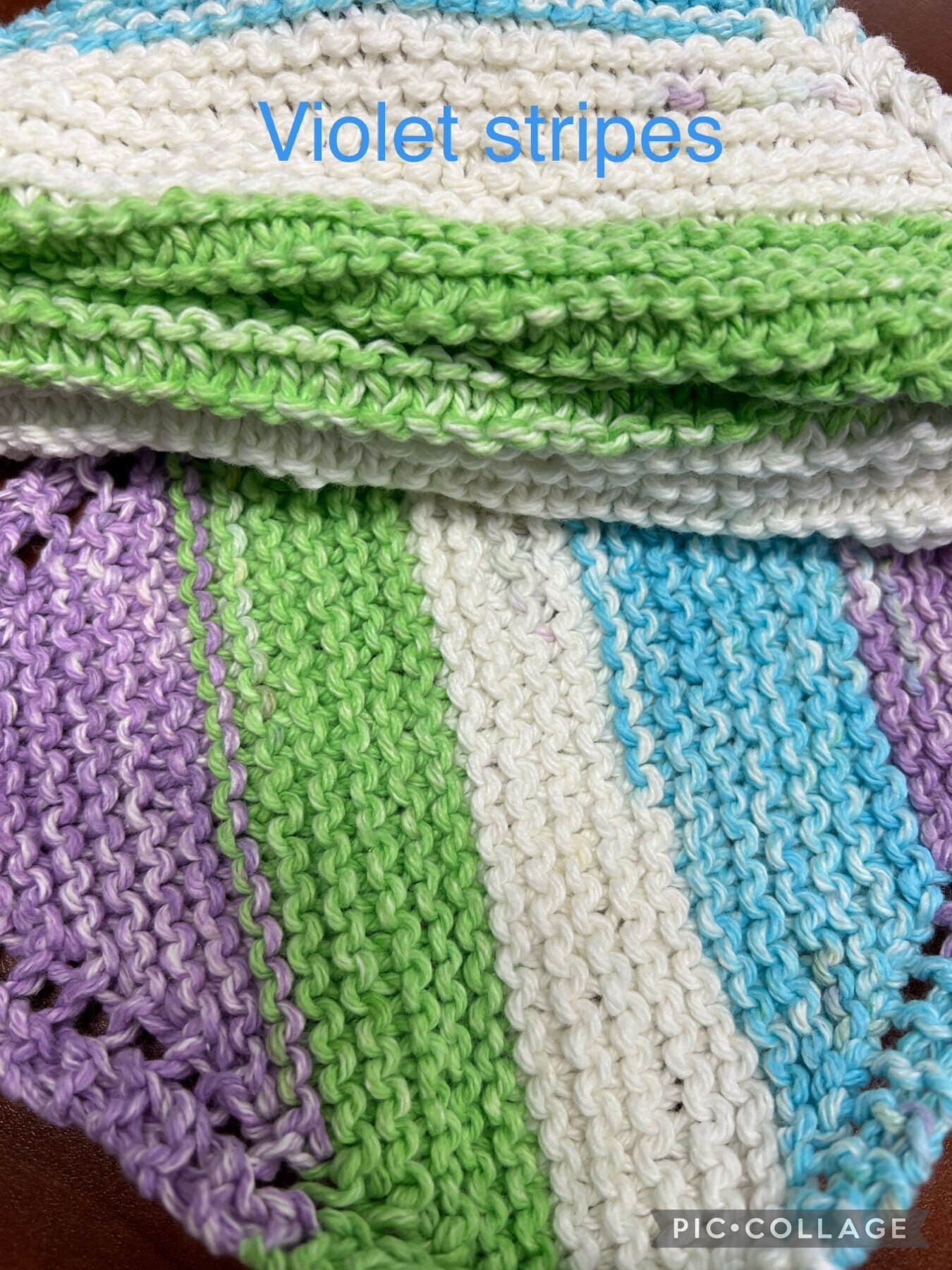 Handknit dish/wash cloth