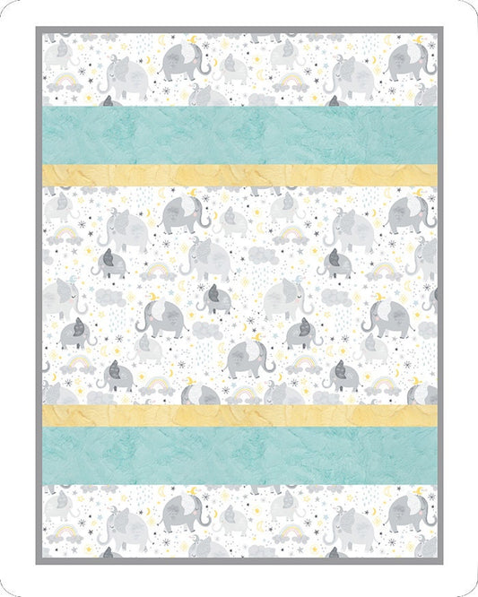 Bambino Cuddle® Kit Ear for You Snow completed blanket
