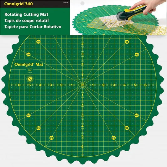 14" Rotating Cutting Mat Omnigrid by Dritz