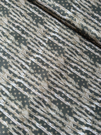 Sage Camo Flag All-Over Cotton W43