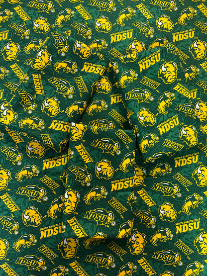 NORTH DAKOTA STATE UNIVERSITY-Tone on Tone-100% Cotton - NDS1178