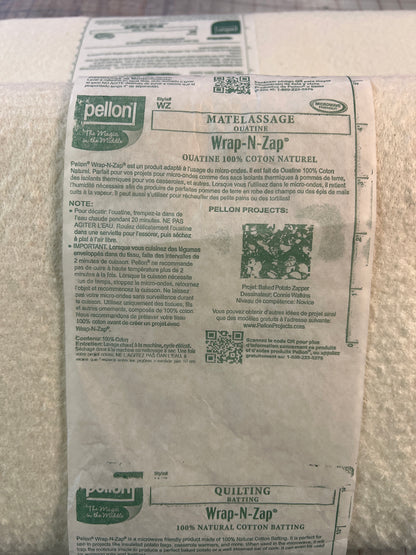 Pellon Wrap-N-Zap Batting, 22 in by the yard