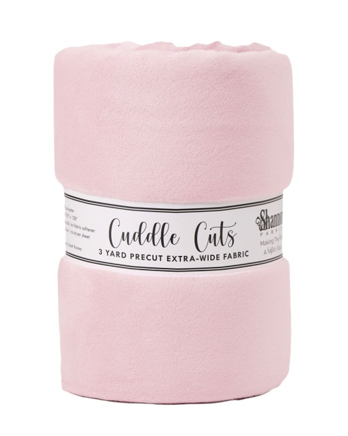 3 Yard Cuddle® 110" Cut — Blush Extra Wide