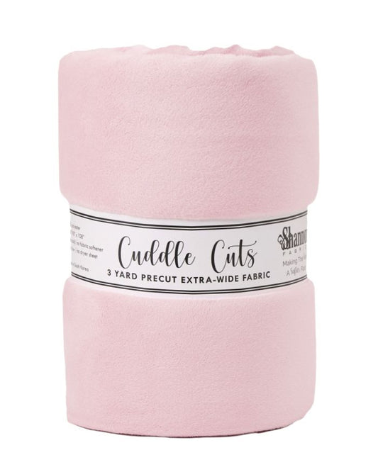 3 Yard Cuddle® 110" Cut — Blush Extra Wide