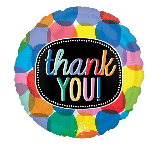Thank You Balloon + 2 Custom Latex Balloons Set