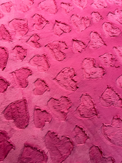 Luxe Cuddle® Hearts Fuchsia