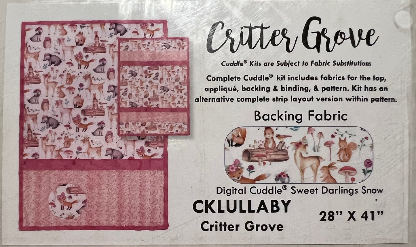 Lullaby Cuddle® Kit Critter Grove by Shannon Fabrics