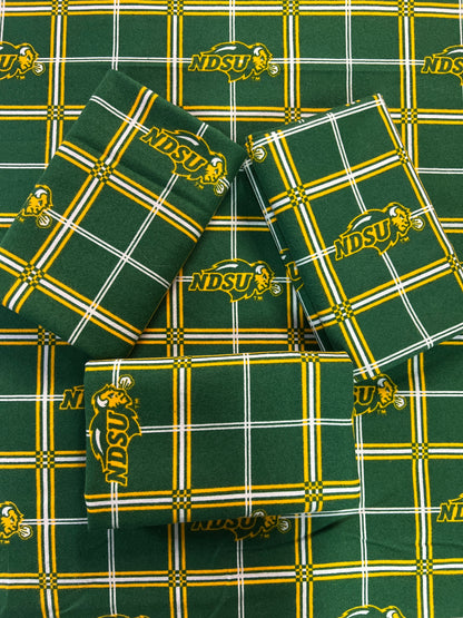 NORTH DAKOTA STATE UNIVERSITY-Plaid Flannel-100% Cotton