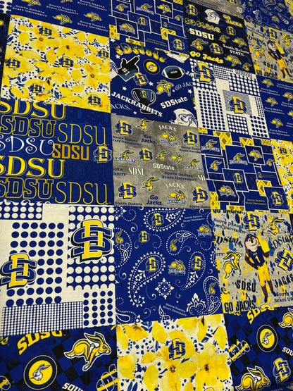 South Dakota State University Cheater Quilt Fabric - SDS1363
