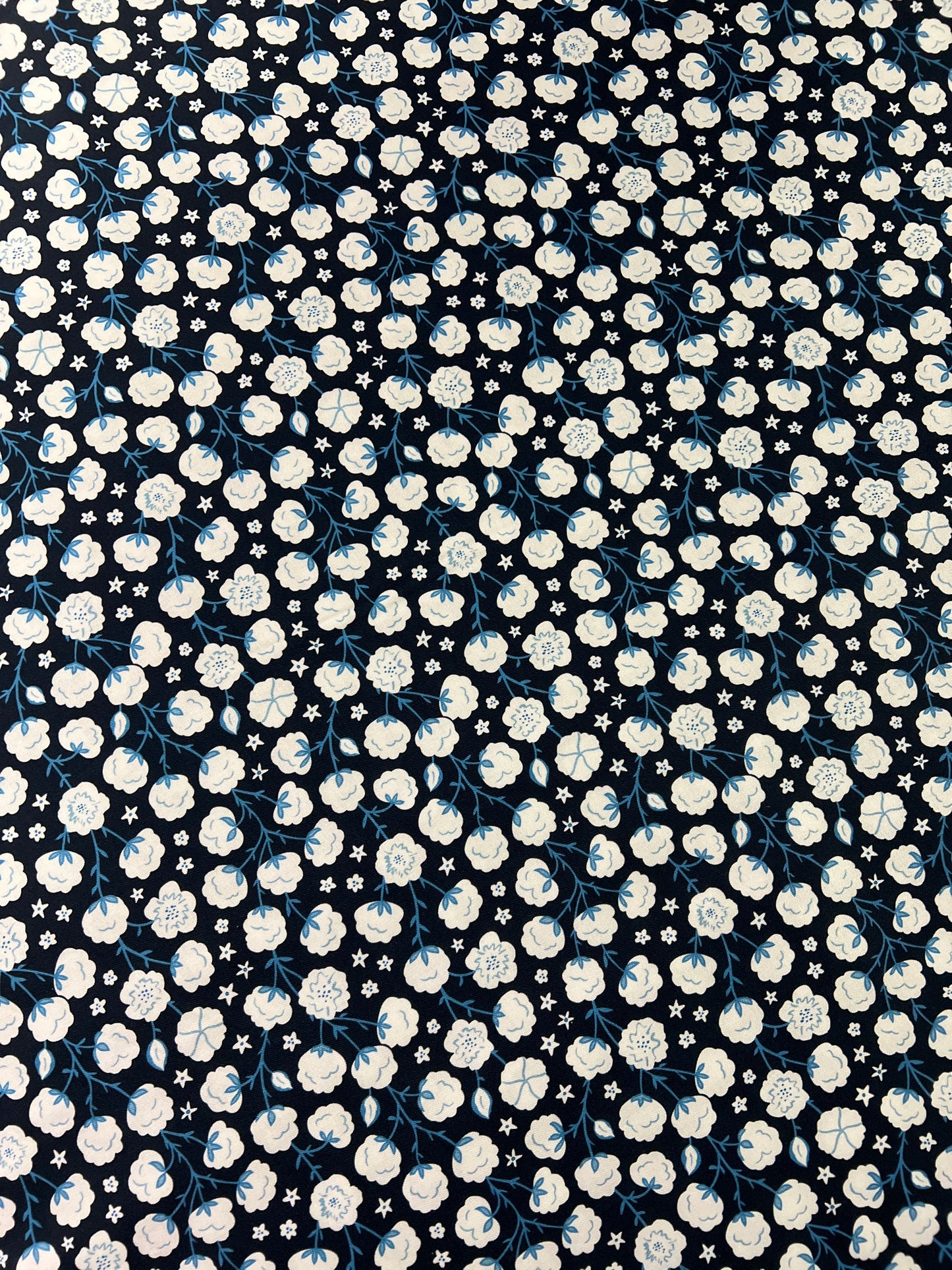 Sapphire Skies- Cotton Flowers
