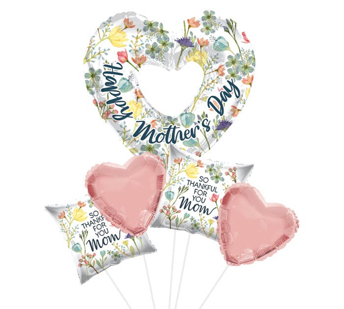 5 Piece Foil Balloon Bouquet