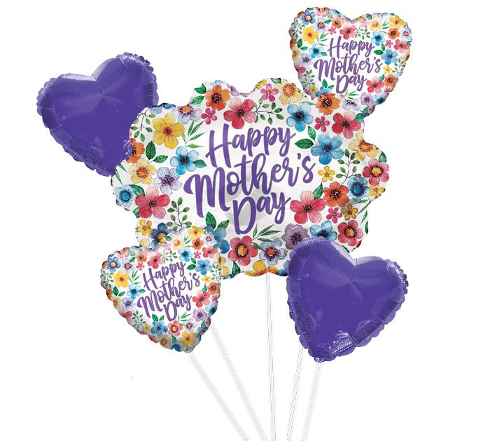 5 Piece Foil Balloon Bouquet