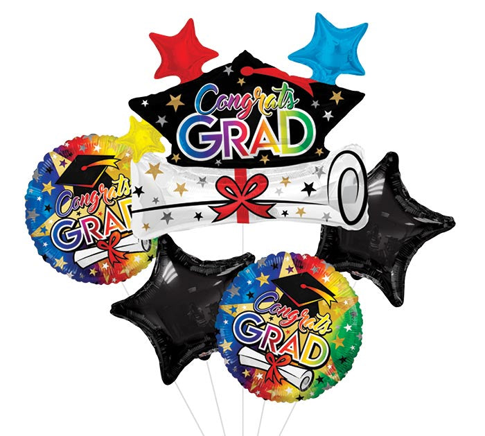 5 Piece Foil Balloon Bouquet