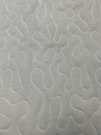 White Solid Cuddle 3 Extra Wide 90" by Shannon Fabrics