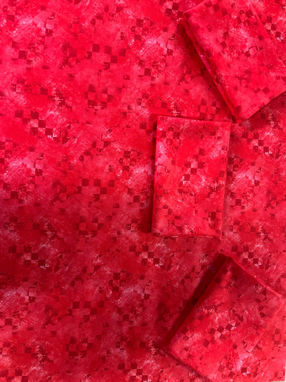 Running Doe Cardinal Smudge Half Yard Kit