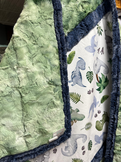 Bambino Cuddle® Kit or Completed Blanket Cuddle-saurus by Shannon Fabrics