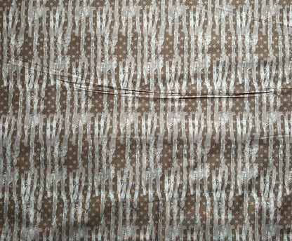 Khaki Camo Flag All-Over Cotton W43